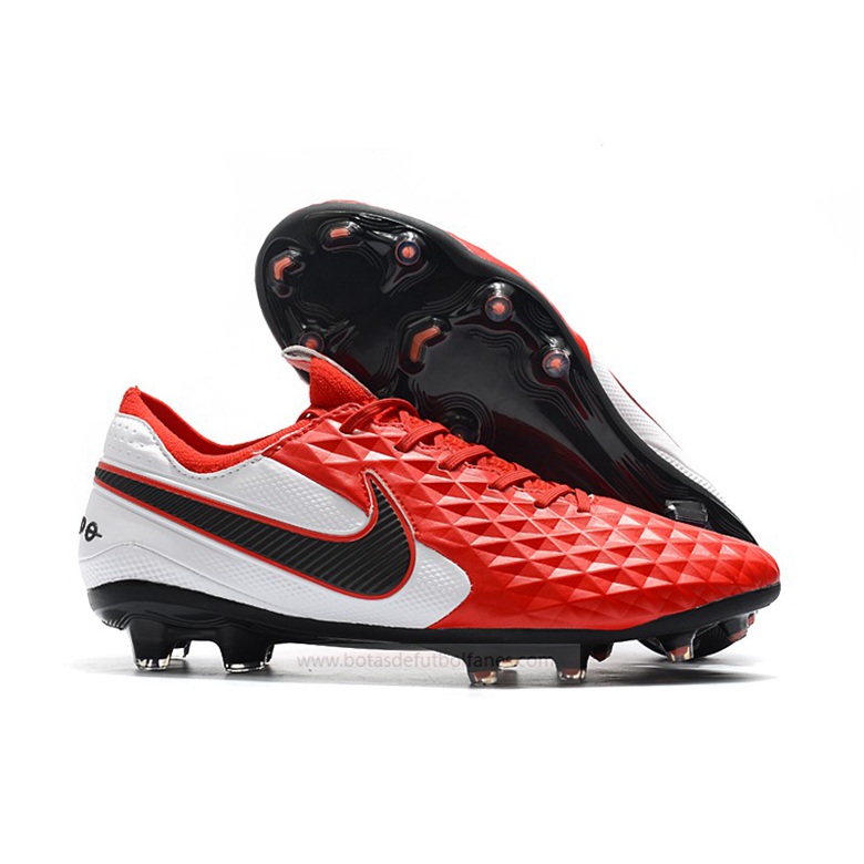 Nike Tiempo Legend Elite FG Rojo Blanco Negro